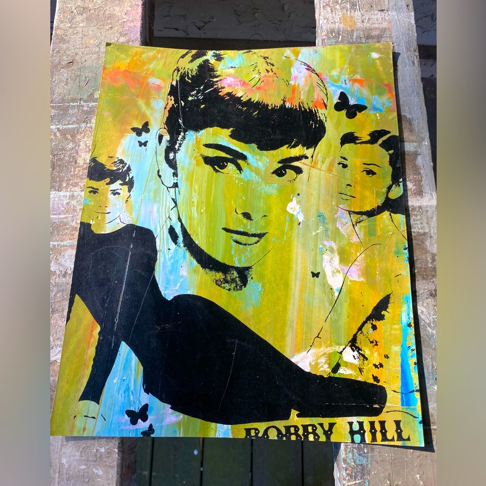 Audrey Hepburn Screenprint